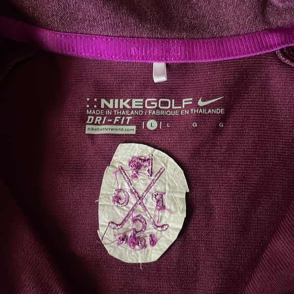 NikeGolf Ladies Lux Raglan 2.0 Golf Polo (Size: Large) 684751-513 Purple Dusk - Picture 2 of 6
